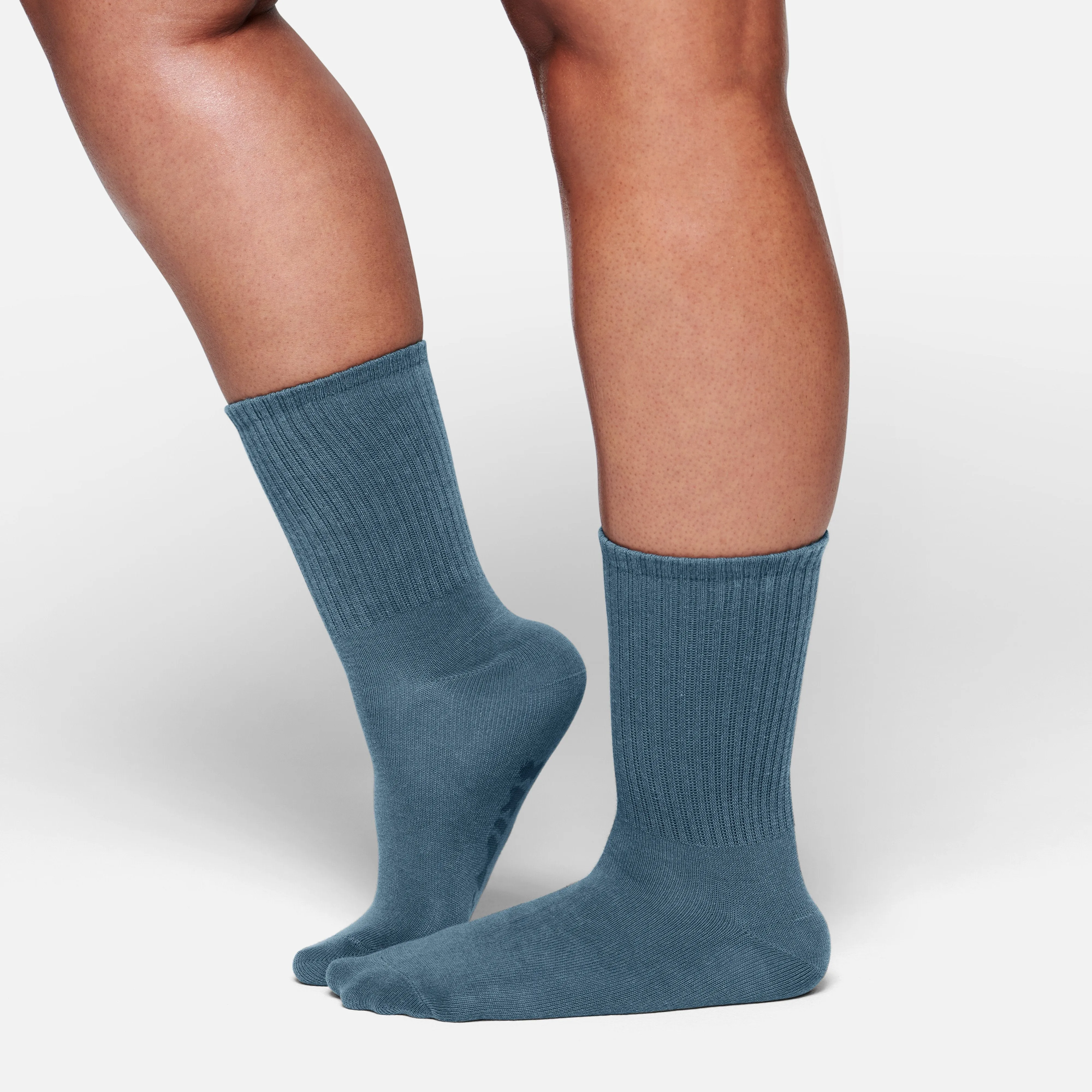 COTTON ACTIVE CREW SOCK | KYANITE