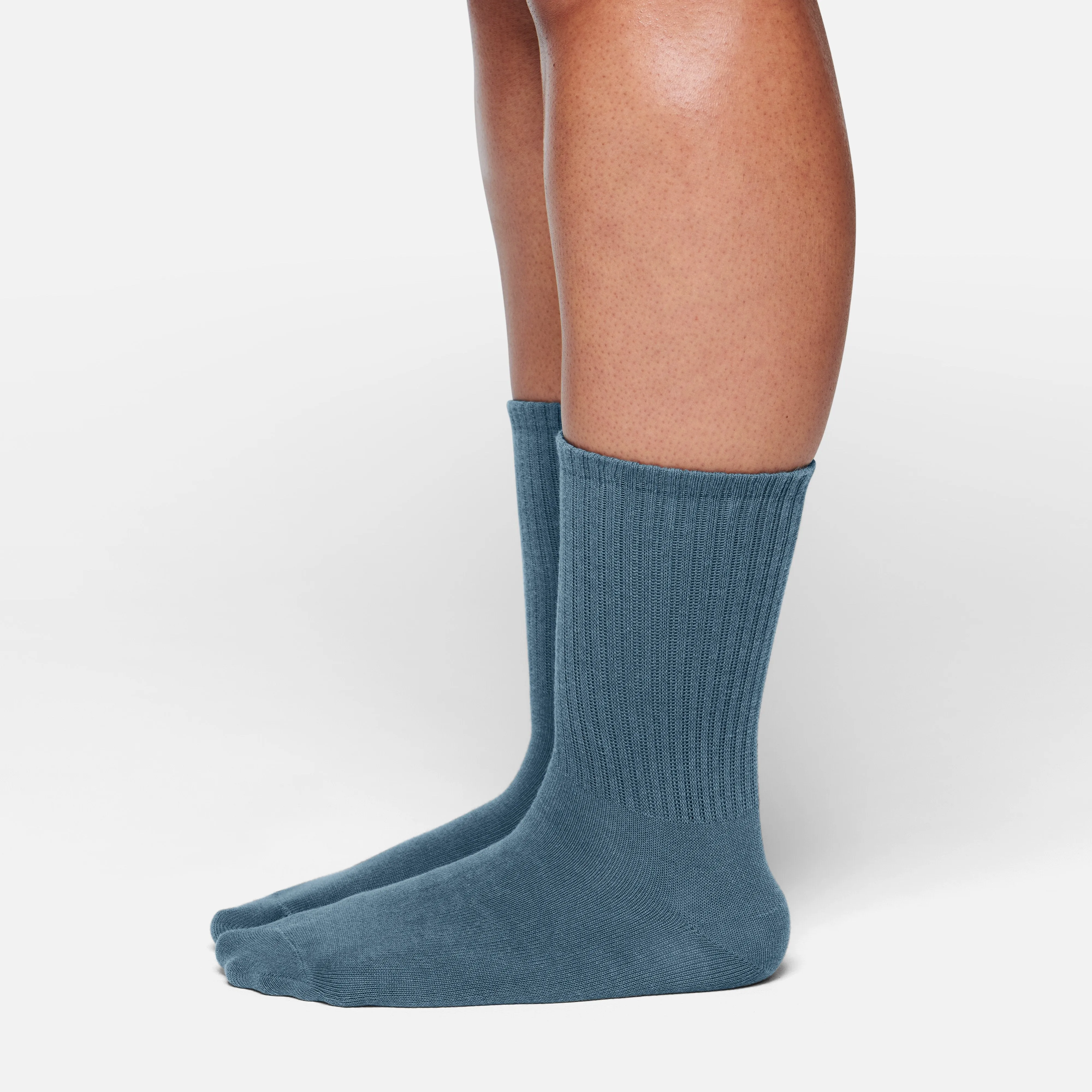 COTTON ACTIVE CREW SOCK | KYANITE