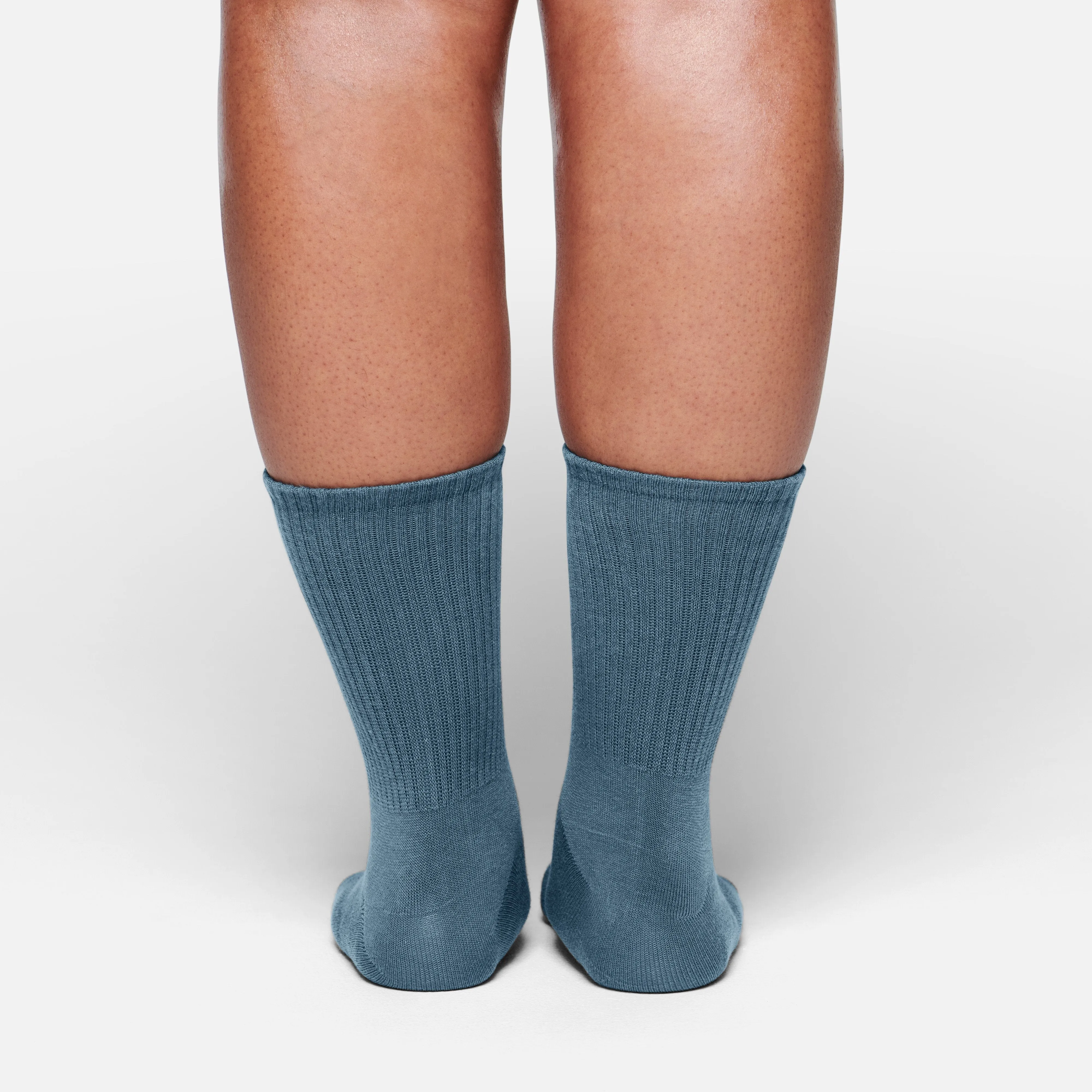 COTTON ACTIVE CREW SOCK | KYANITE