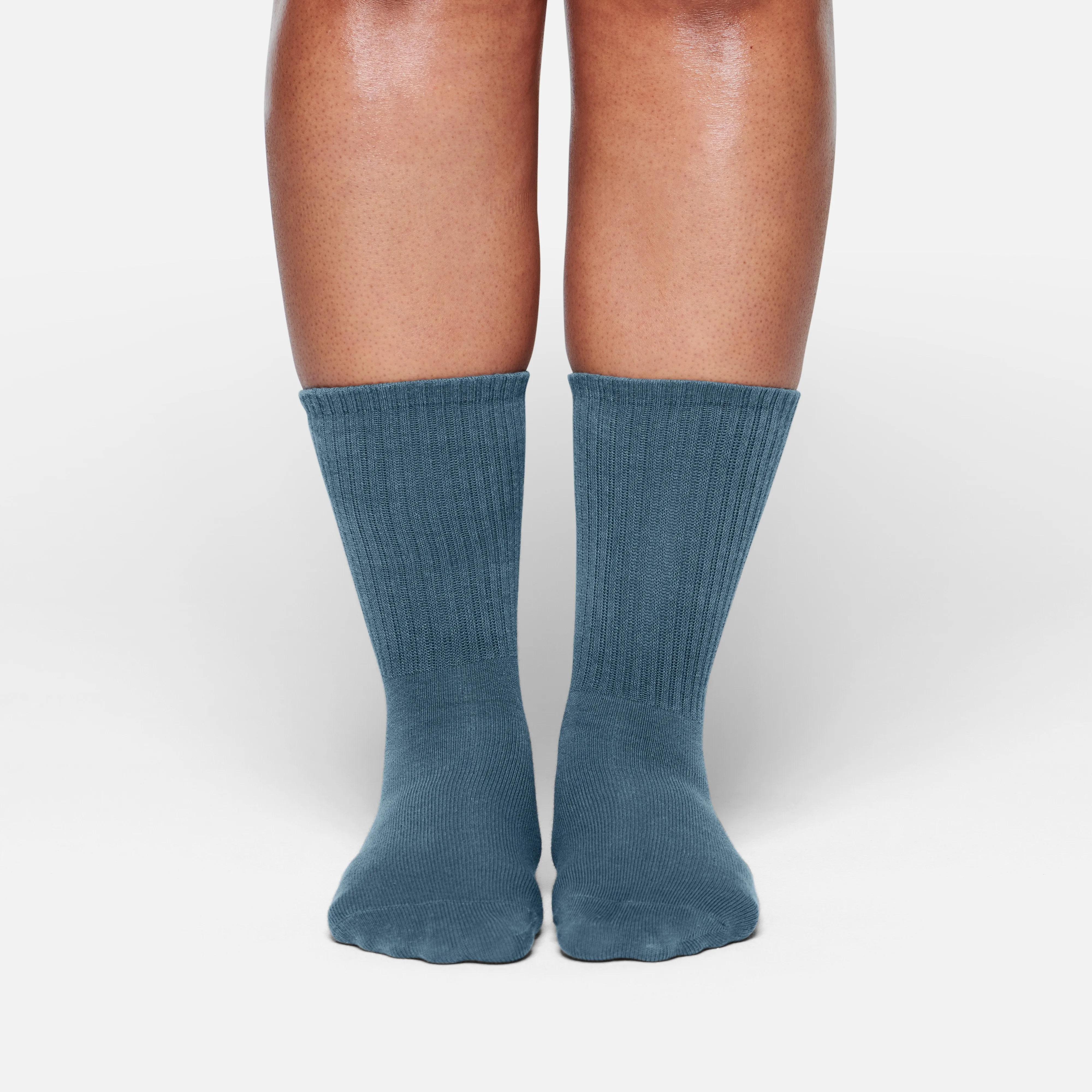 COTTON ACTIVE CREW SOCK | KYANITE