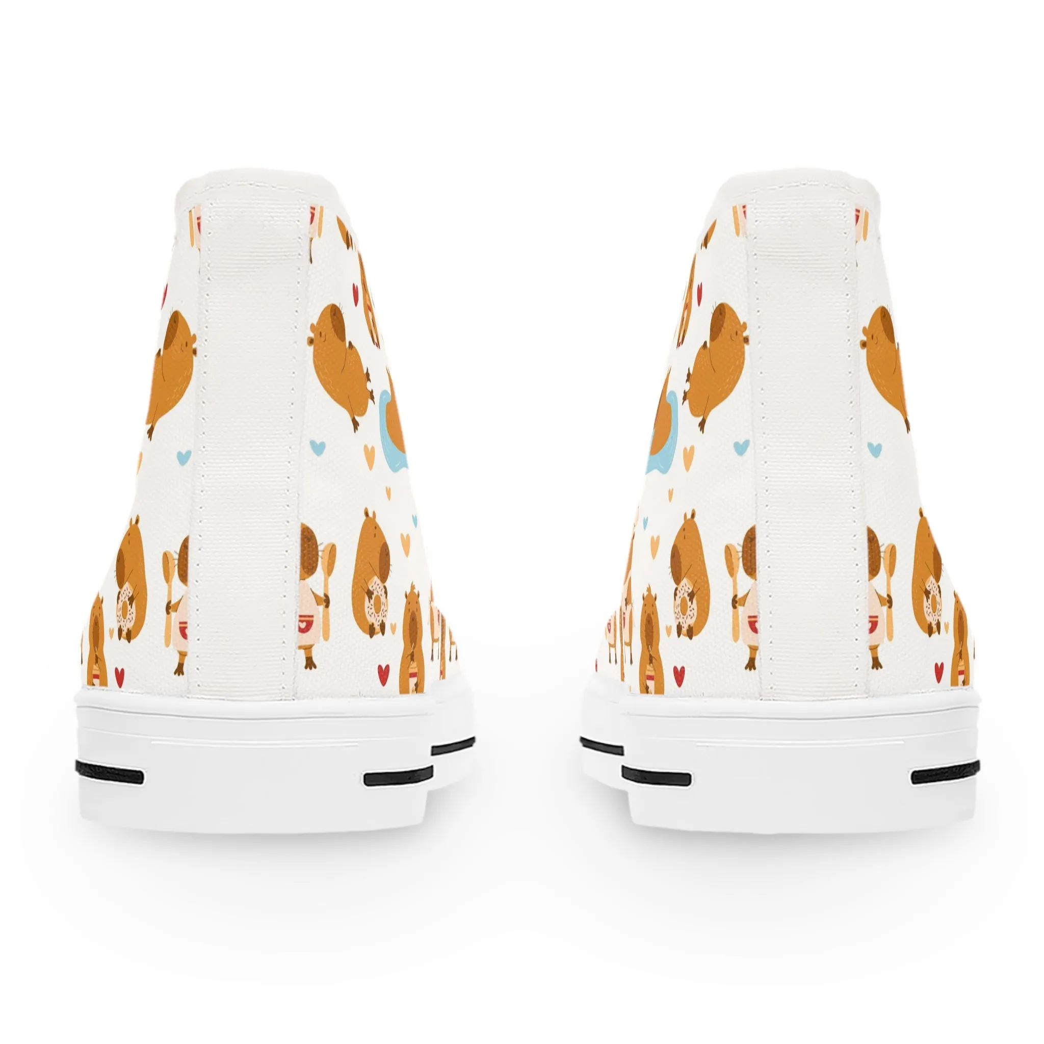 Cute Capybaras Women's High Top Sneakers