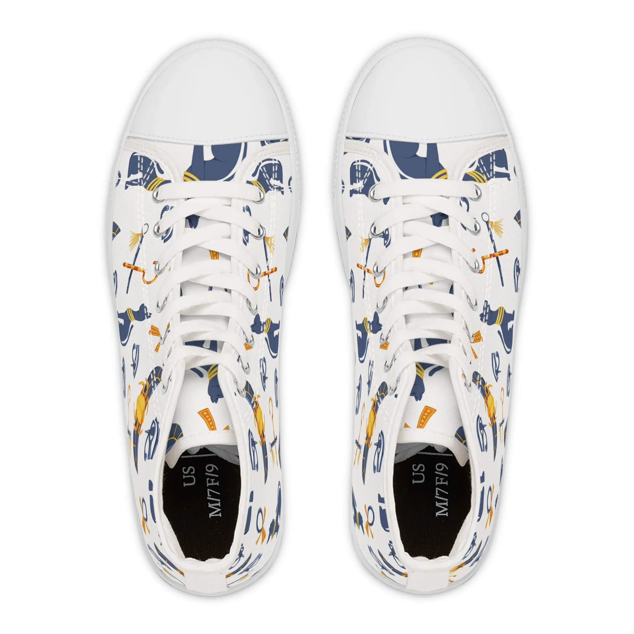Egyptian Cat Women's High Top Sneakers