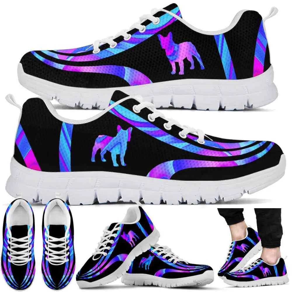 Frenchie Sneaker, Frenchie Dog Lovers Sneakers Gym Running Shoes Gift Women Men, Frenchie Shoes