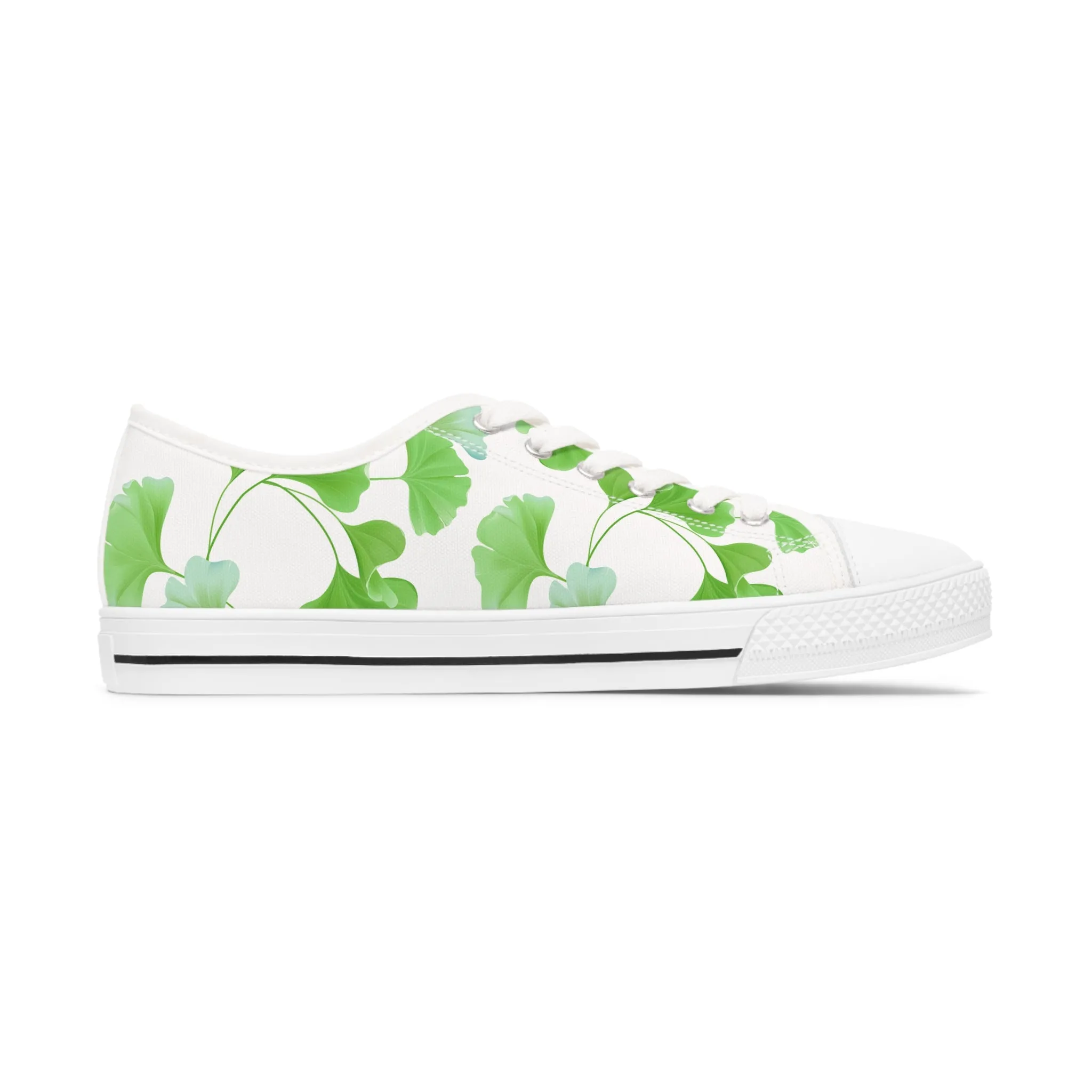 Ginko Leaf Women's Low Top Sneakers
