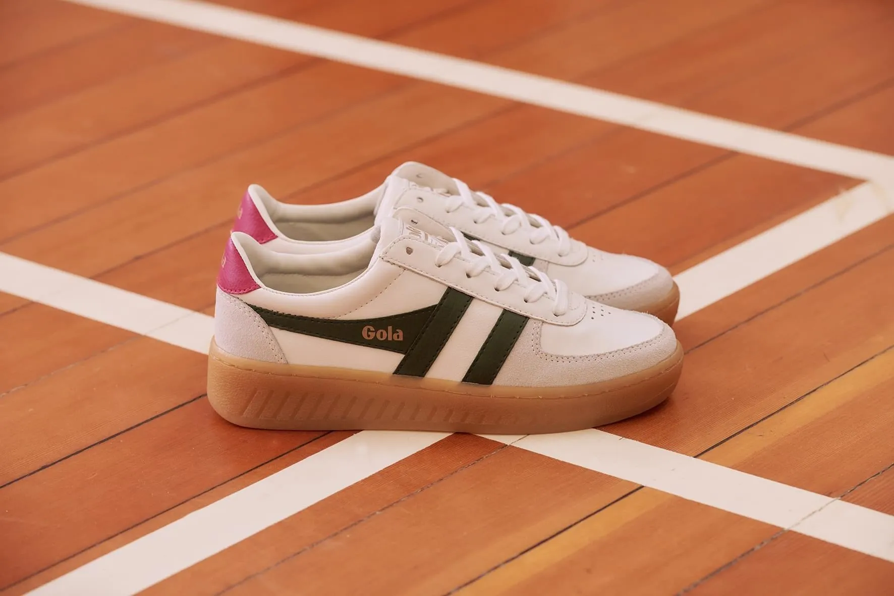 Gola- Grandslam Elite Sneaker | Retro Style | Gum Sole