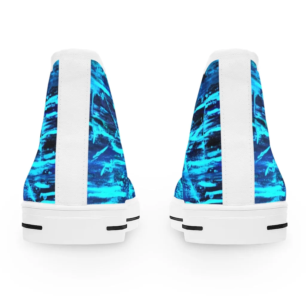 High Top Sneakers *Electric Blue*