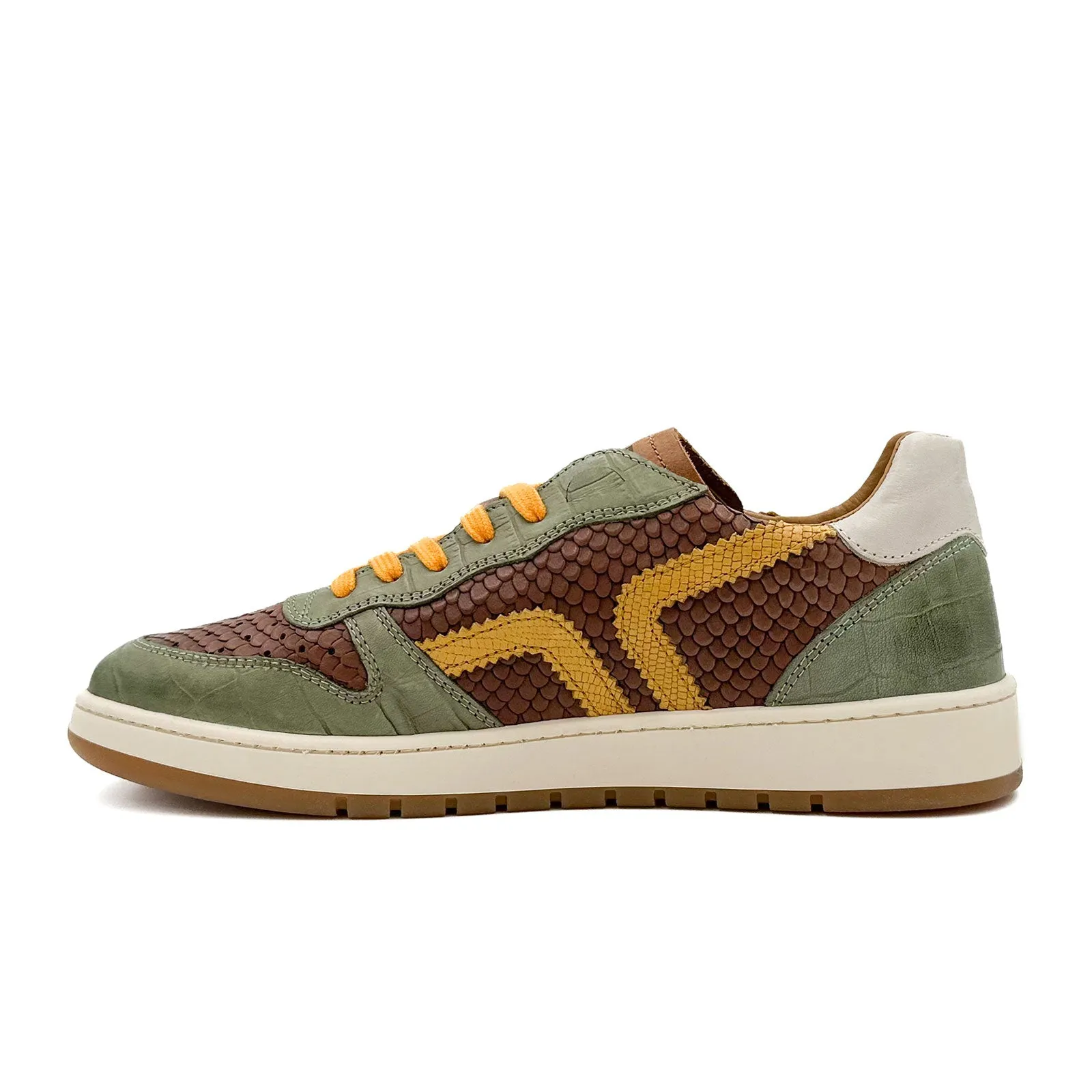 Kamo-Gutsu CAMPO 048 Sneaker (Men) - Jade/Dark Brown