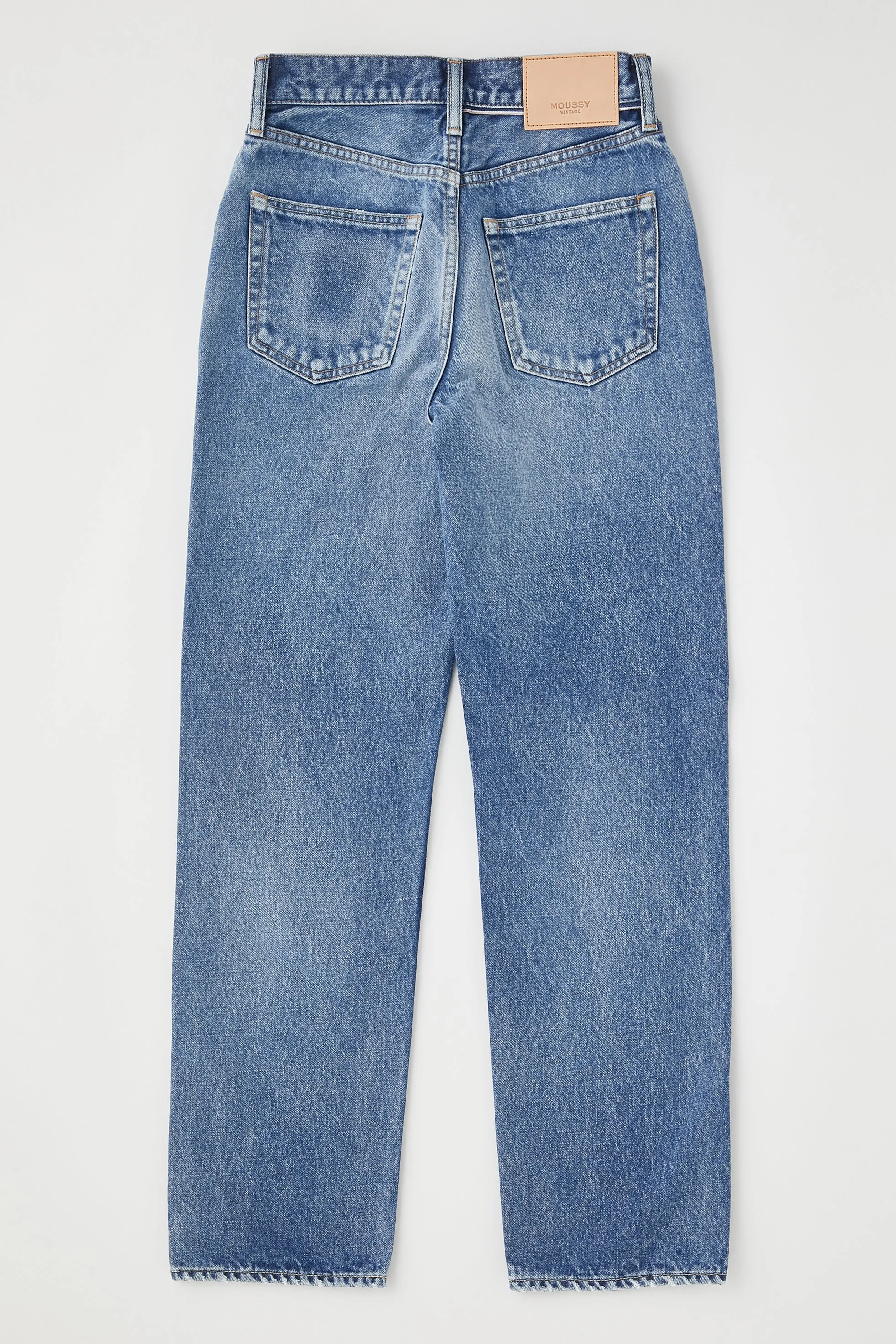Moussy - Trenton Wide Straight in Light Blue