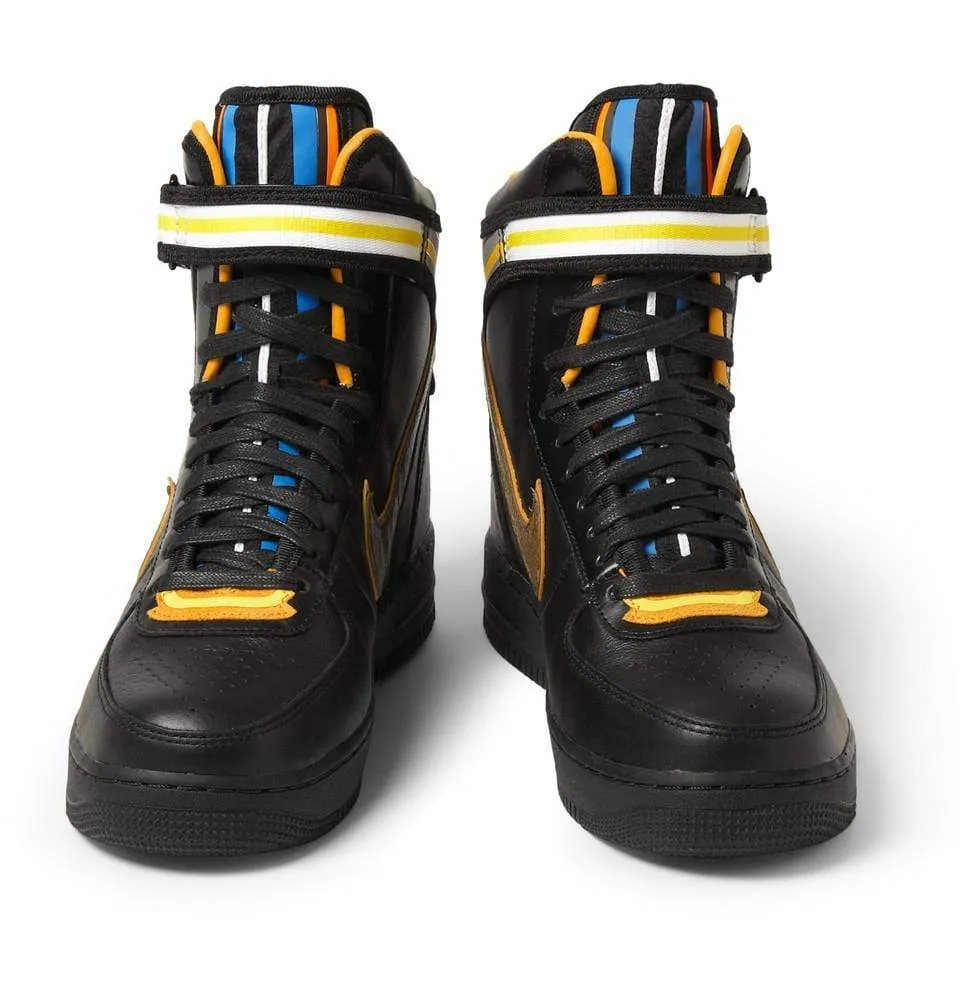 Nike Black Riccardo Tisci Air Force 1 Hi Leather Sneakers