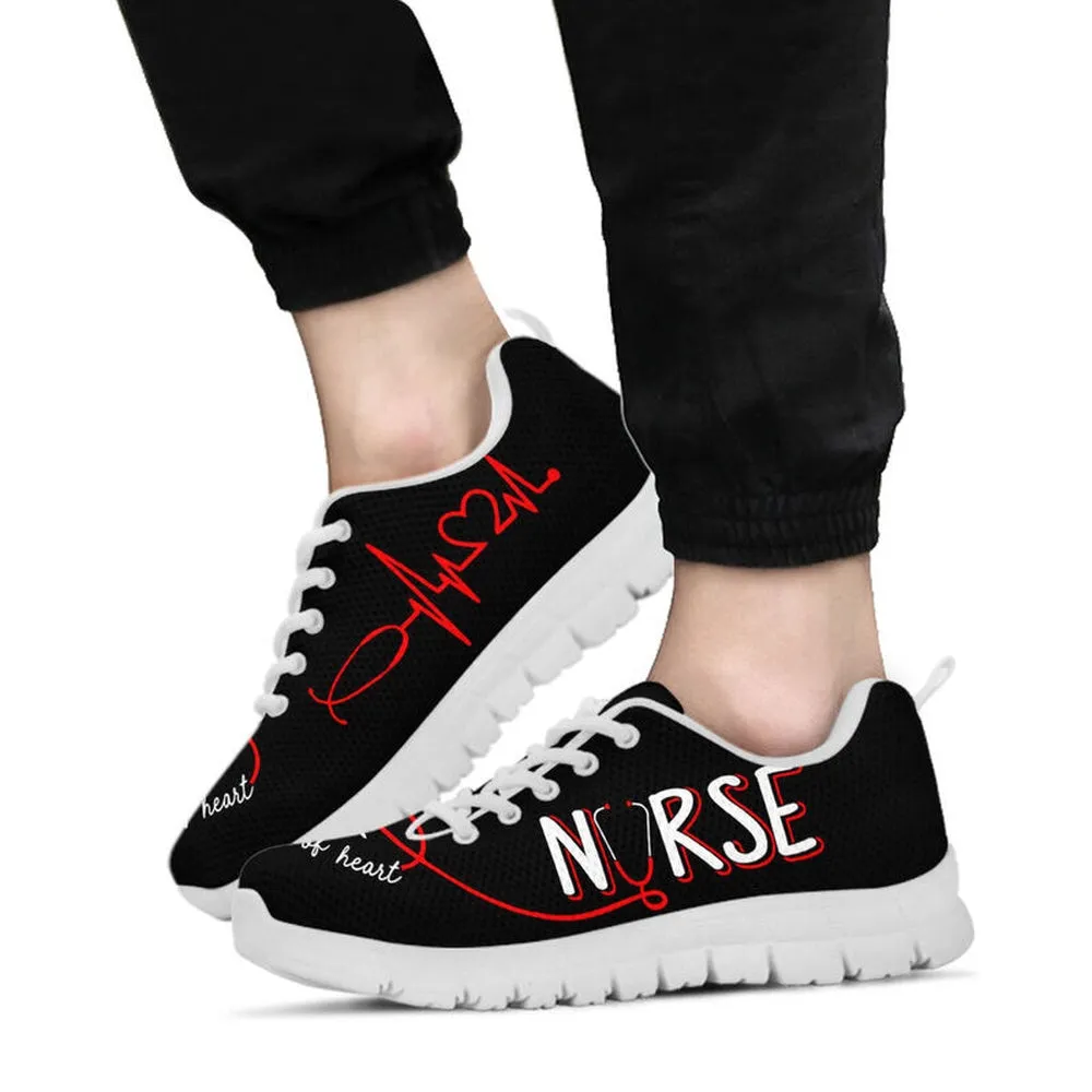 Nurse Sneaker, Nurse It'S A Work Of Heart Shoes Sneakers, Best Shoes For Nurses