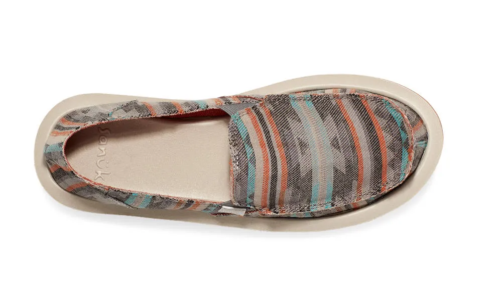 Sanuk Womens Donna ST Blanket Grey Multi