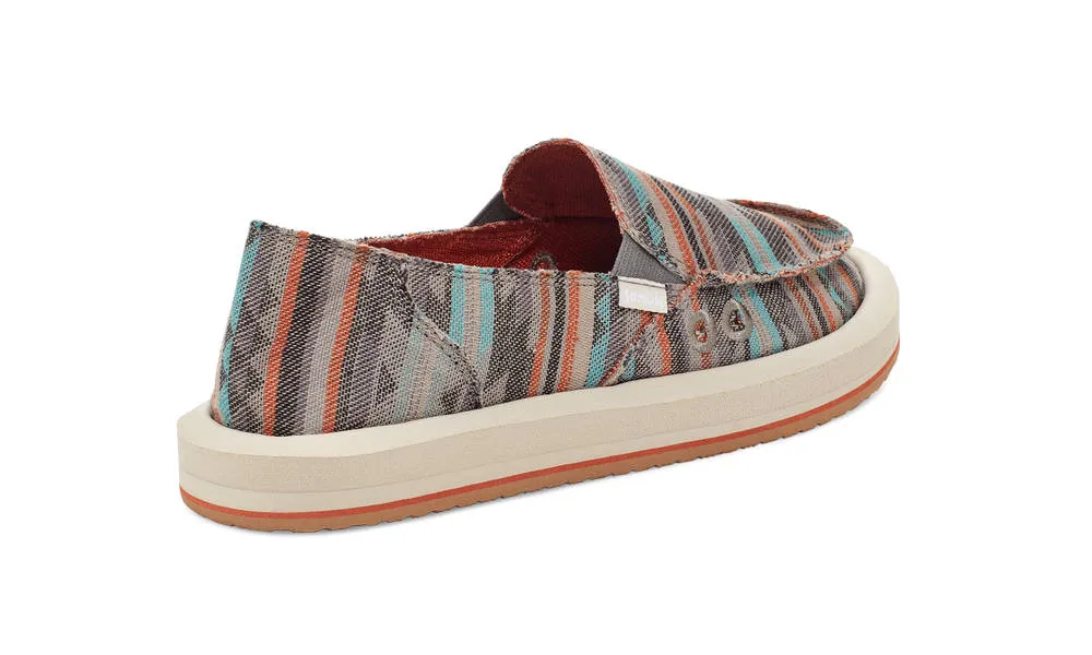 Sanuk Womens Donna ST Blanket Grey Multi