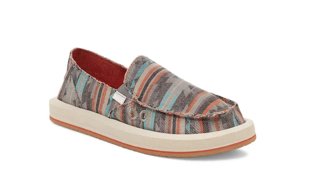 Sanuk Womens Donna ST Blanket Grey Multi