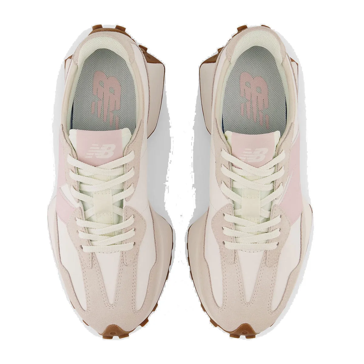 Scarpe Donna NEW BALANCE Sneakers 327 in Pelle Suede e Mesh colore Stone Pink