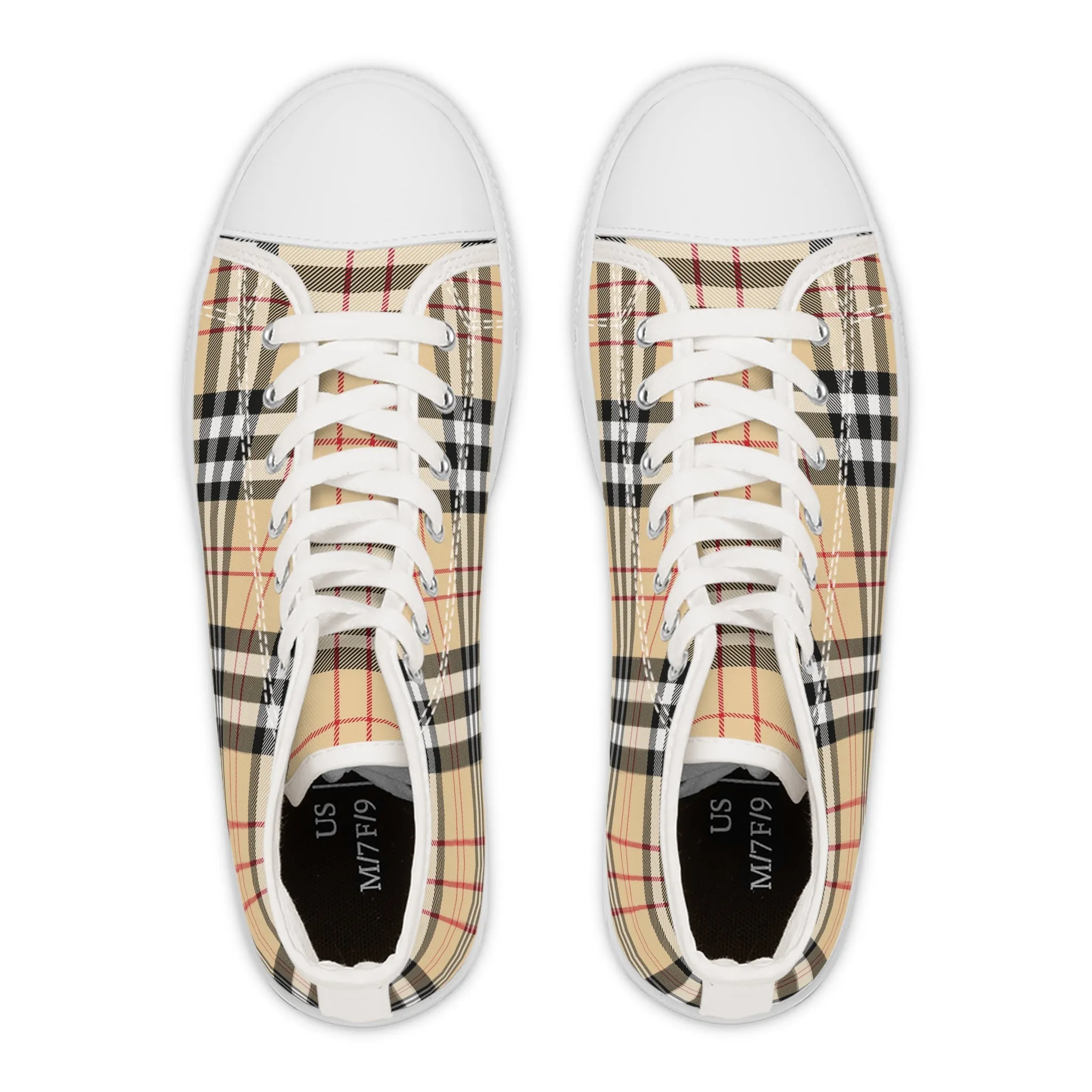 Scottish Pattern Women's High Top Sneakers