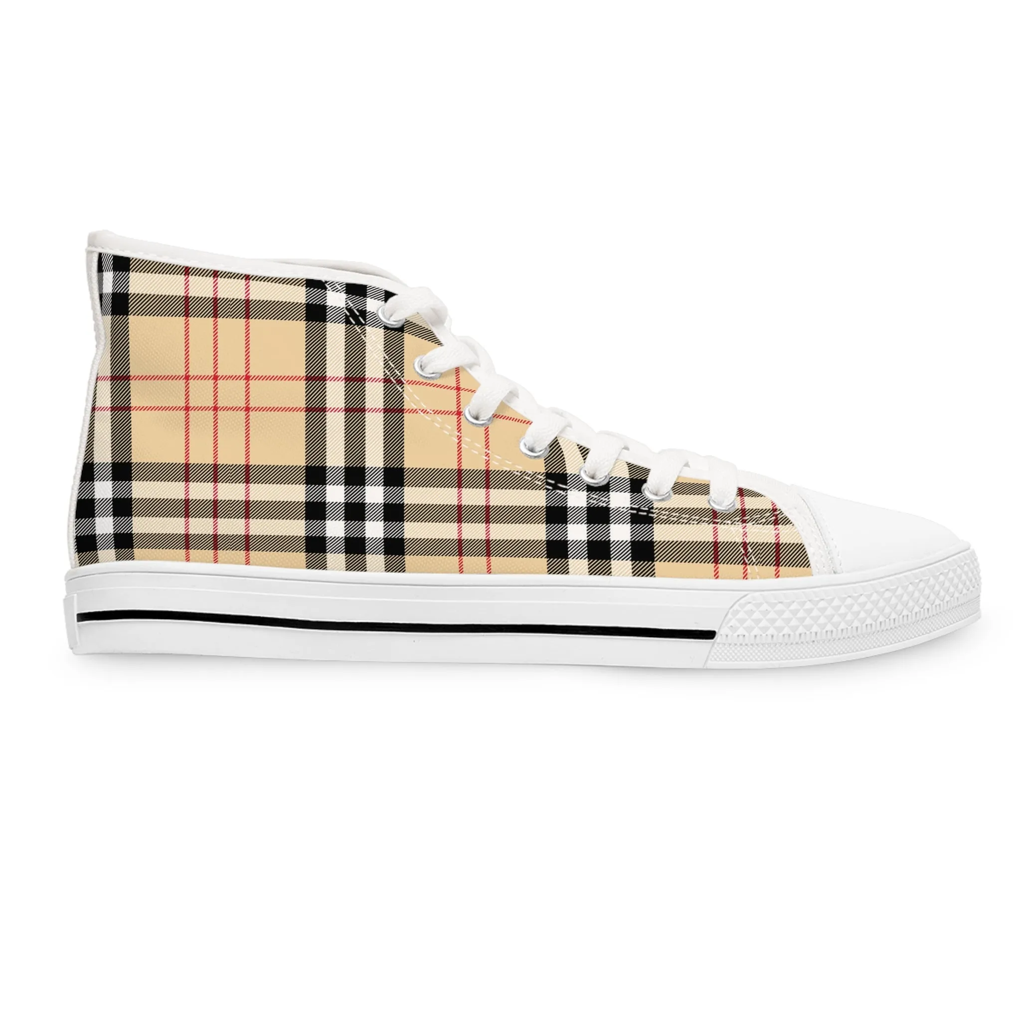 Scottish Pattern Women's High Top Sneakers