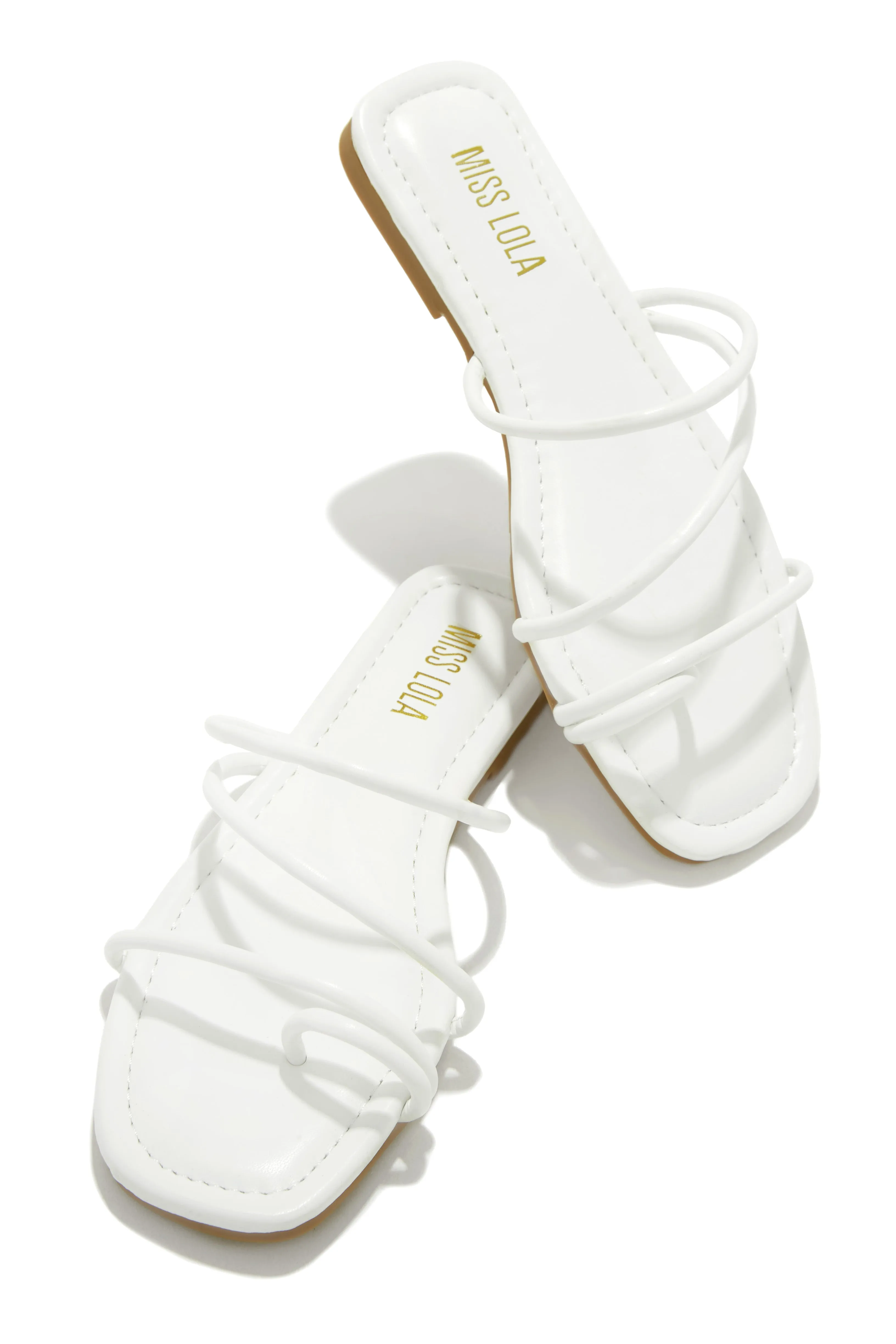 Summer Essentials Slip On Sandals - Gold
