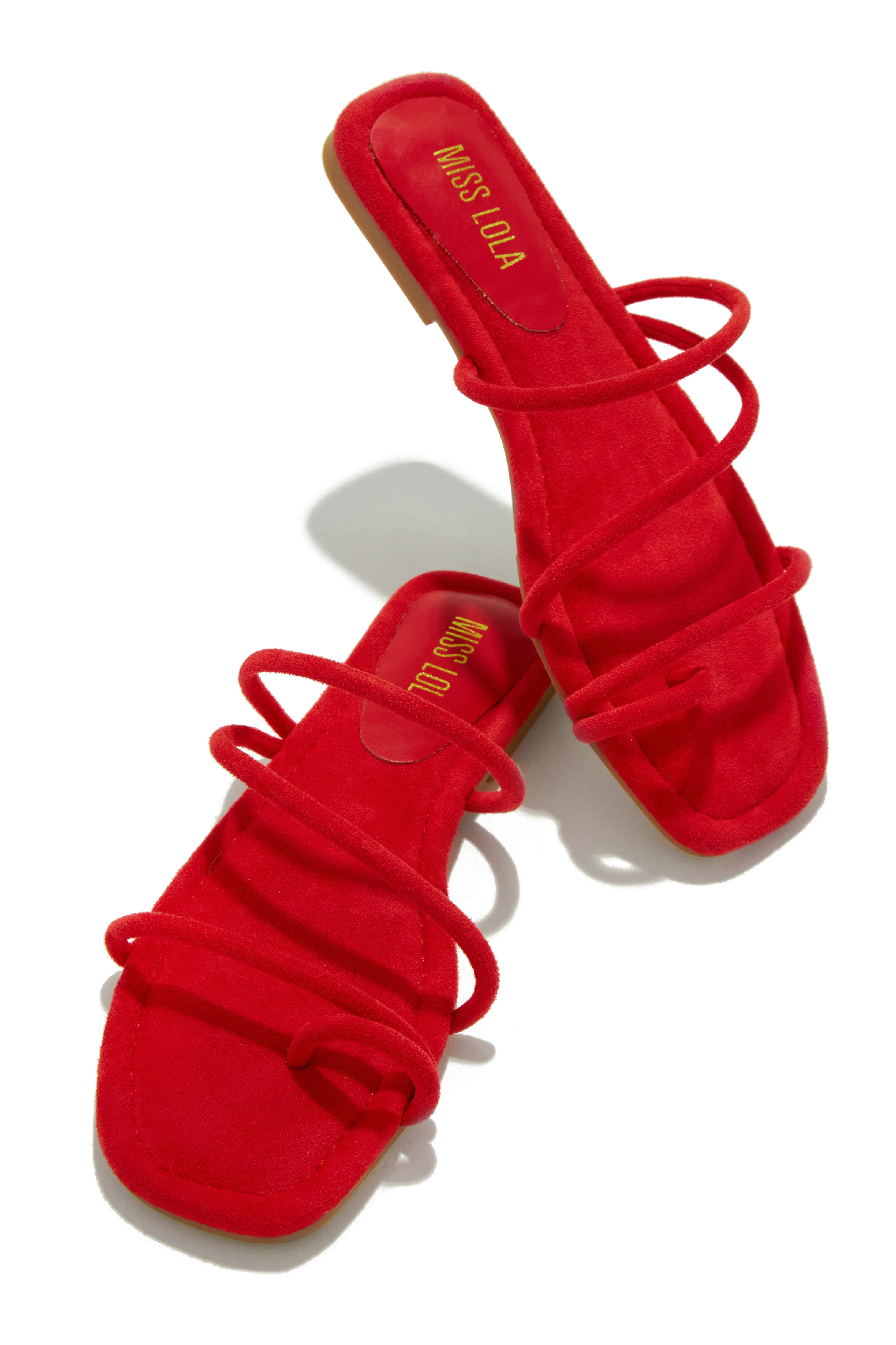 Summer Essentials Slip On Sandals - Gold