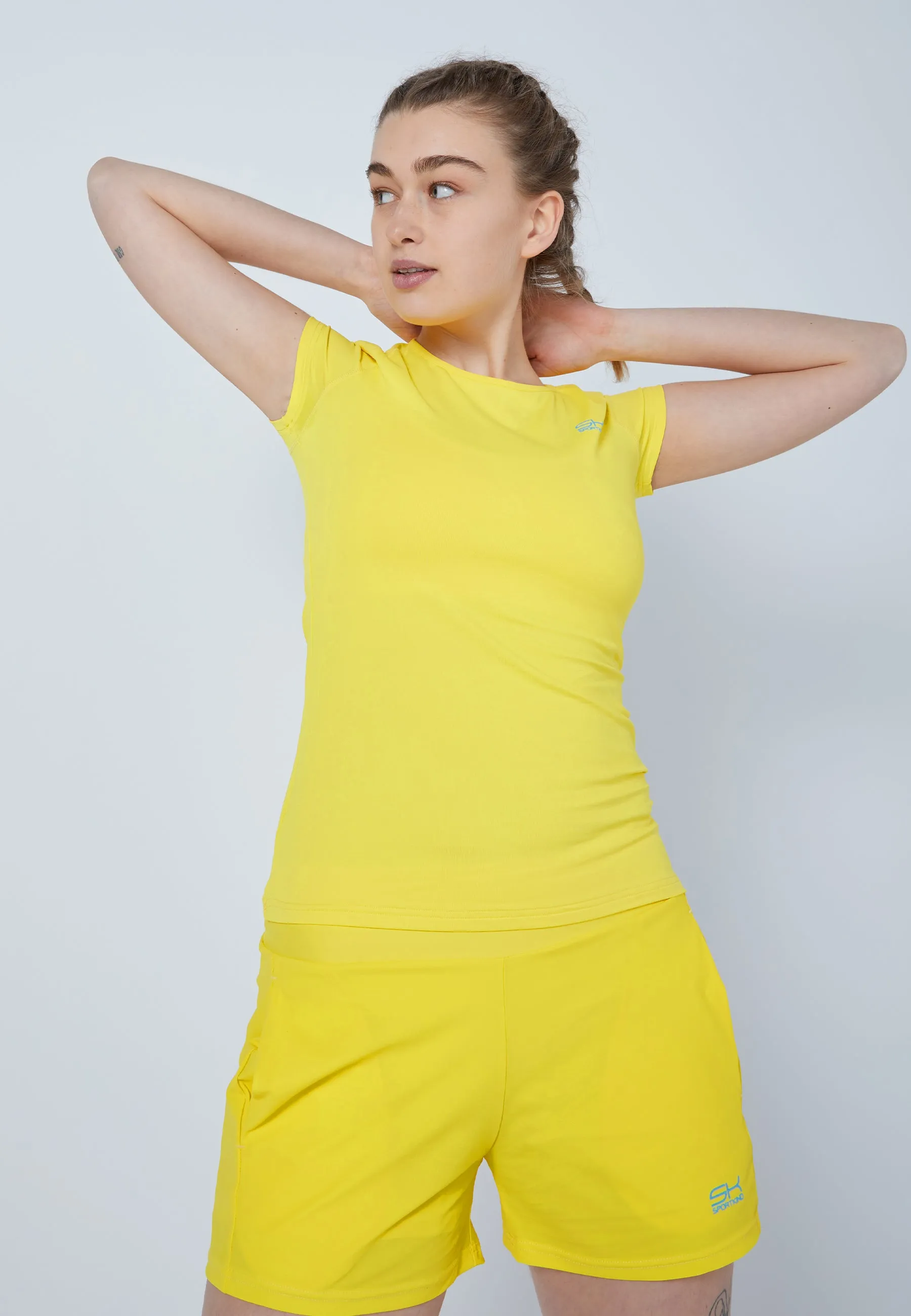 Tennis Capsleeve T-Shirt, yellow