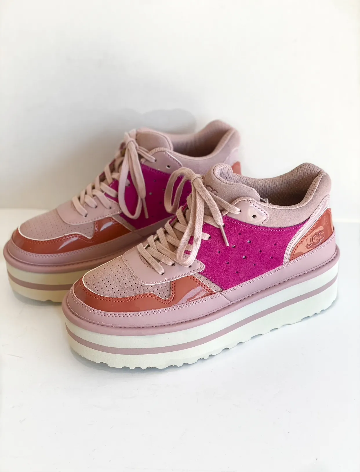 Ugg Suede Platform Sneakers