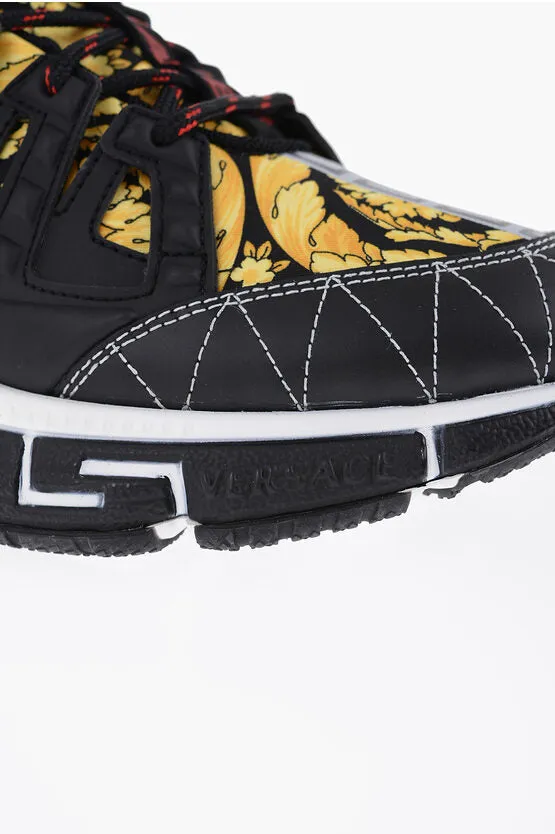 Versace Low-Top TRIGRECA Sneakers With Iconic Print