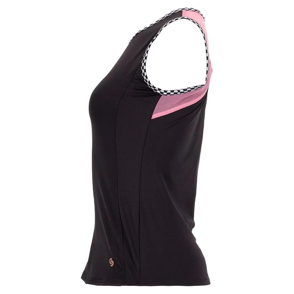 Women`s Palm Springs Tennis Tank Black