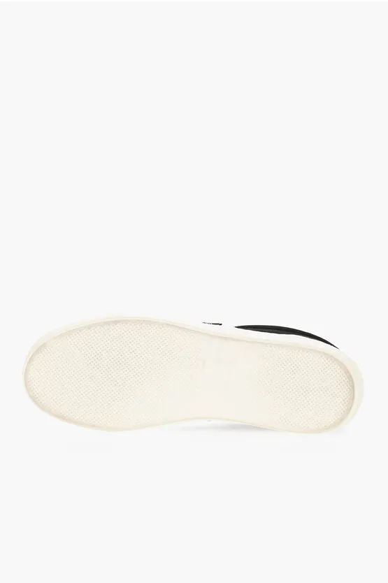 Woolrich Solid Color Suede Slip On Sneakers